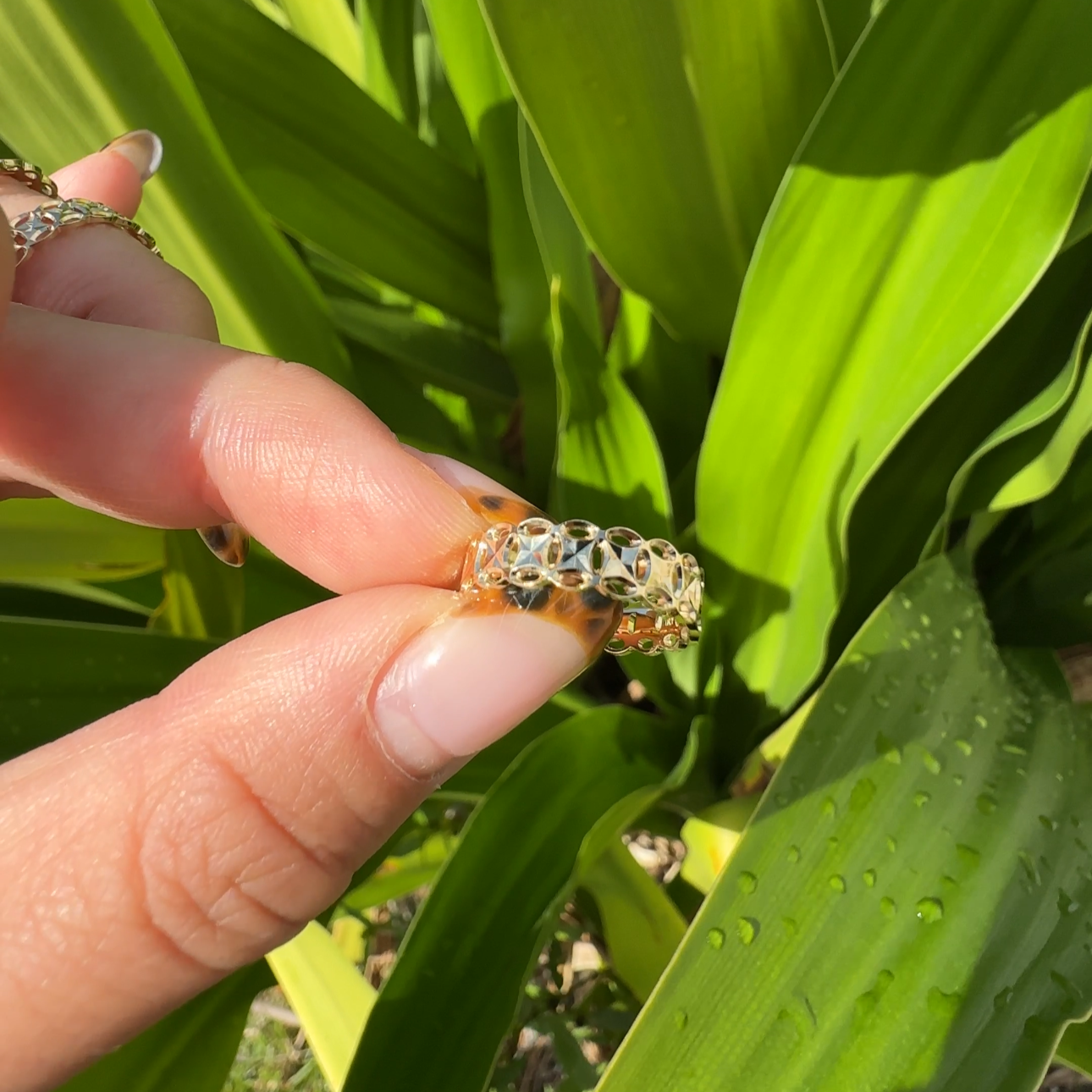 18K Yellow Gold DC Money Coin Ring